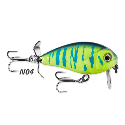 Lureholic 45mm 9g Bubble Trap Crank 45F Wobbling Action Floating Hard Bait