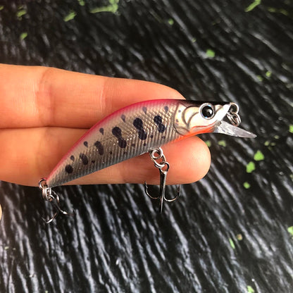 Trout Fishing Lures 50mm 4.5g Sinking Minnow Artificial Hard Bait