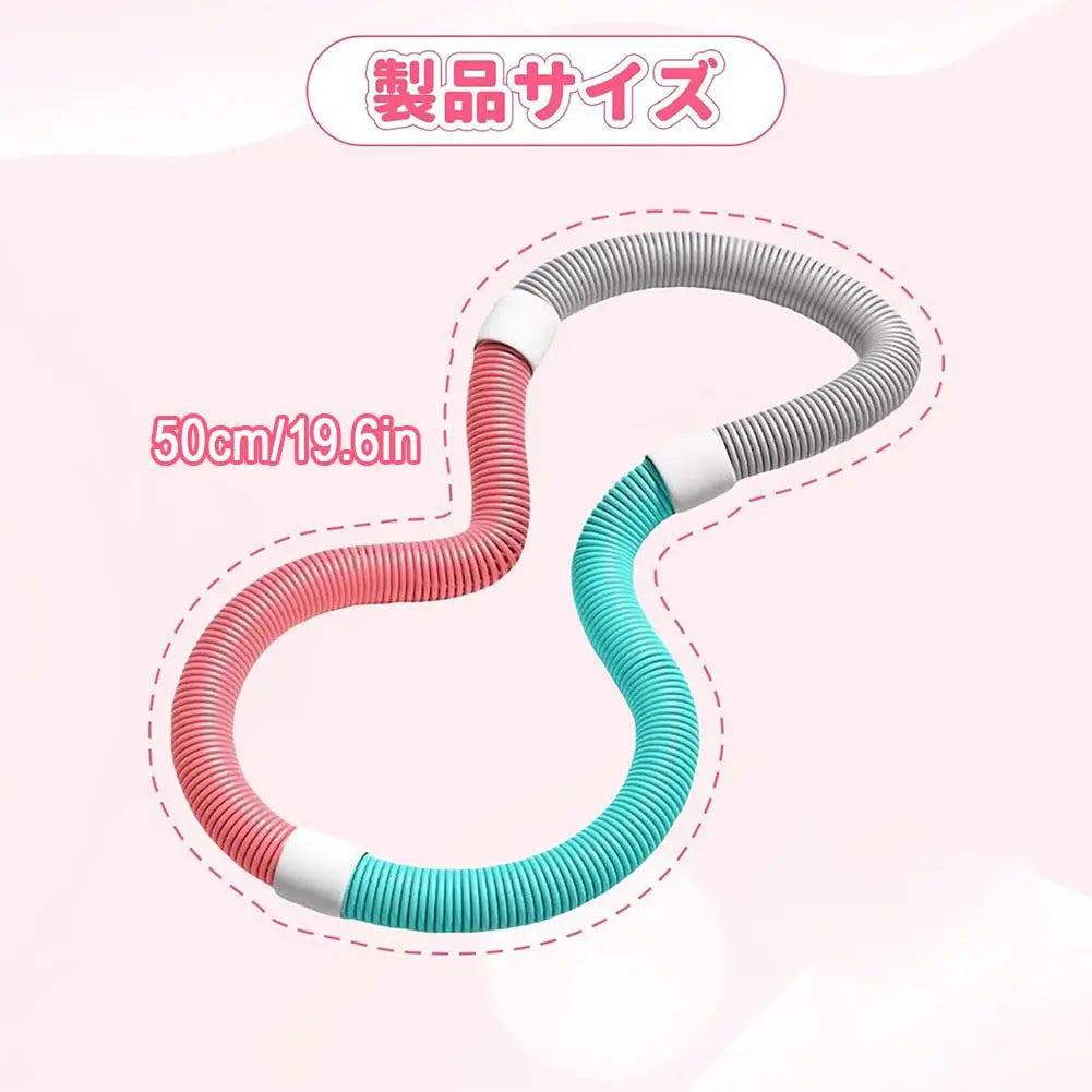Weighted Spring Steel Frame Foldable Segments Protection Waist Ergonomic Spine Protection Women Home Gym Fitness Soft Spring