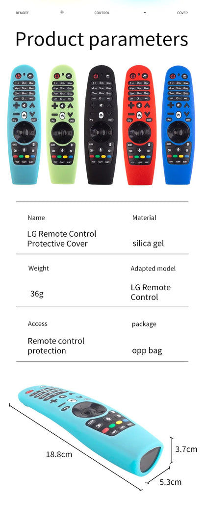 Silicone Case For LG AN-MR600 MR650 MR18BA MR19BA MR20GA Magic Remote Control Protective Case smart OLED TV Console