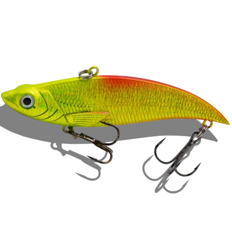 Tsuyoki Ice Fishing Lure 90mm 18g Sinking Vib Lures Wobblers Rattlin Vika 90S