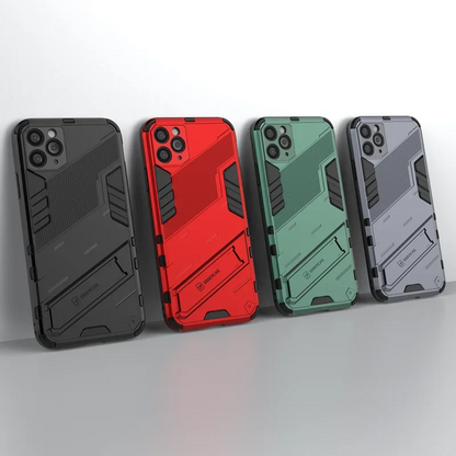 Armor Shockproof Protective Magnetic Holder Case For iPhone 16 Pro Max 15 14 12 13 11 Pro Max 15 14 16 Plus 13 12 Mini Cover