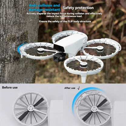 B04B-DJI Flip Drone Accessories: Propeller Guard, Anti Collision Protective Ring For Blades