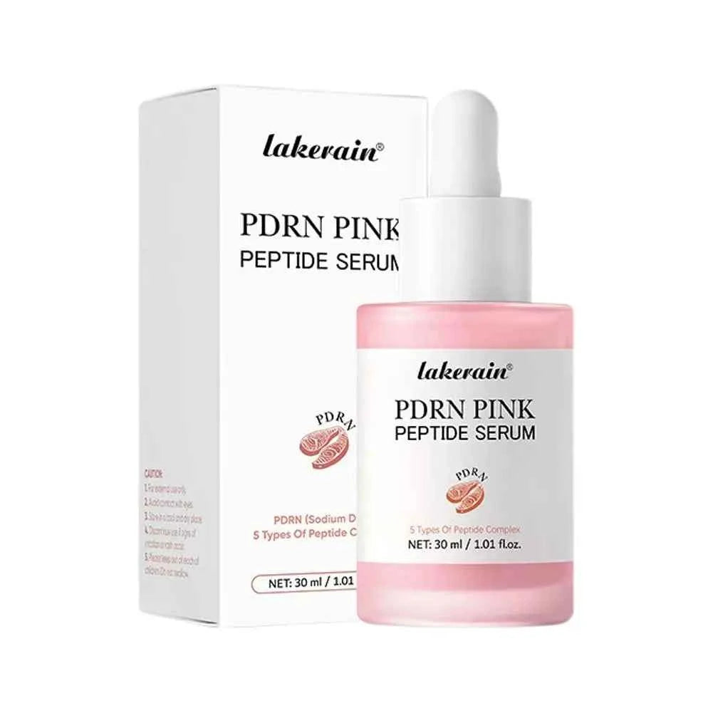 PDRN Pink Peptide Serum, Pink Glow Serum, Peptide Niacinamide Hydrating  Moisturizing Firming,Uneven Skin Tone,Korean Skin Care