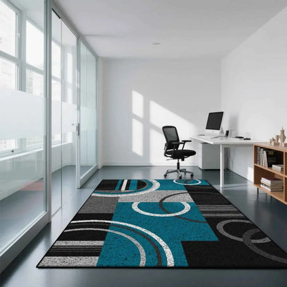 Geometric Modern Style Carpet Living Room Non-slip Gaming Room Decoration Nordic Large Area Rugs Washable Rug Coffee Tables Mat