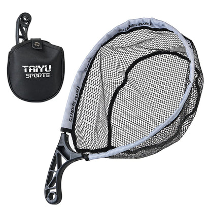Taiyu Folding Small Fishing Net With Bag ABS Grip Integrated Hook Adhesive Net