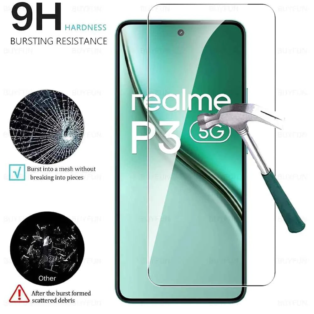 1-4Pcs Tempered Glass For Realme P3 5G Screen Protector RealmeP3 Ultra Realmy P 3 3P RealmeP3Ultra P3Ultra 2025 Protective Film