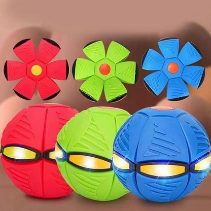 Ufo Stomp Rocket Launcher Magic Flying Saucer Bouncy Stomp Ball Interactive Toys Gift Outdoor Decompression Transformation Sport