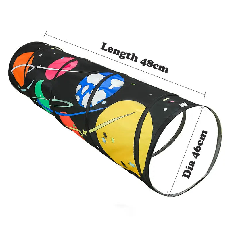 Portable Children's Tent Crawling Tunnel Kids Little House Play House Tipi Tent Indoor Toy Tube Baby Crawling Games Rainbow Tent