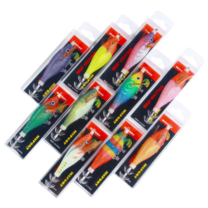 HENGJIA 9cm 8g Squid Jig Lure For Sea Fishing Cuttlefish