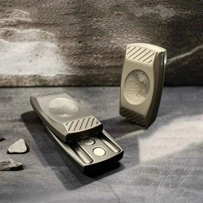 Fingerprint Magnetic Haptic Slider EDC Fidget Toy Metal ADHD Anxiety Relief