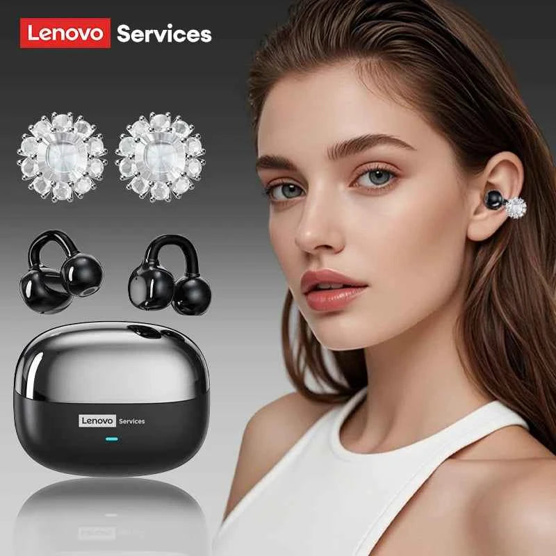 Lenovo LE302 OWS Ear Clip Wireless Earphones Low Latency Bluetooth Headphones