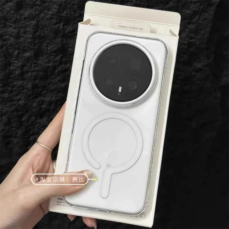 For Honor Magic 8 Pro Case MagSafe Magnetic Transparent Hard Phone Back Cover For Mgaic8 8Pro 5G Slim Shell Bumper