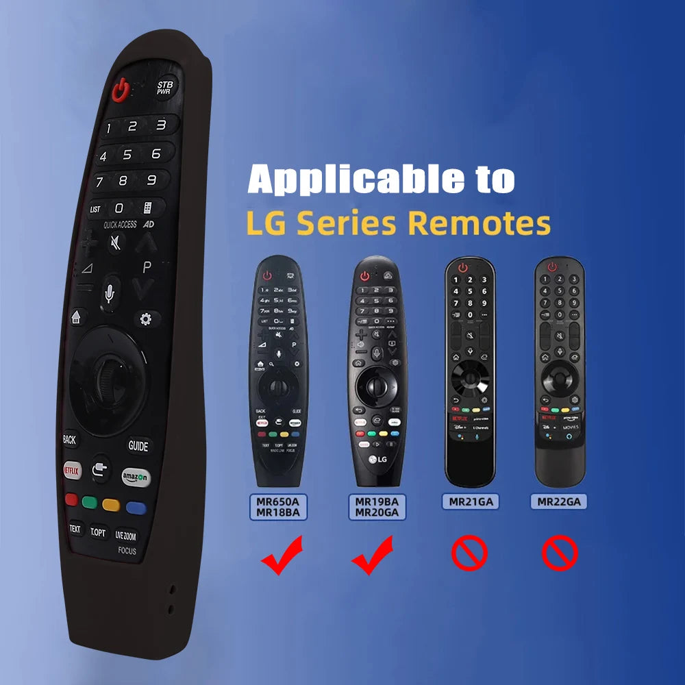 Soft Silicone Remote Control Case For LG Smart TV Magic AN-MR650A600 20GA 19BA Replacement Accessories