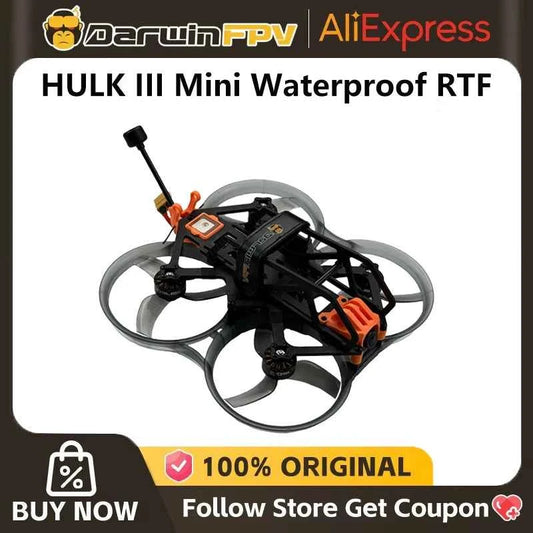 Darwin Hulk III Mini Waterproof 5.8G FPV Racing Drone 6S 80A ESC F4 Controller