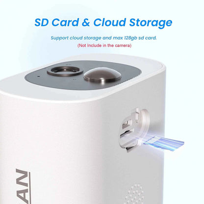 ANRAN 2 3 4 Pack Outdoor WiFi Solar Battery Camera Floodlight Night Vision Alarm