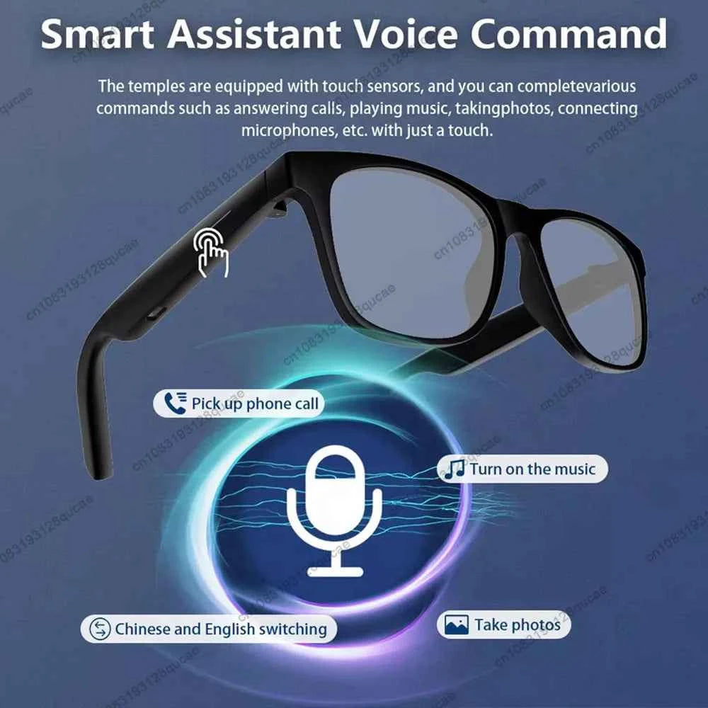 Unisex Smart Bluetooth Glasses Polarized UV Sunglasses Voice Call Music 2025
