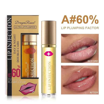 Instant Lip Plumper Oil And Gloss Serum For Volumizing Anti Wrinkle Lip Care