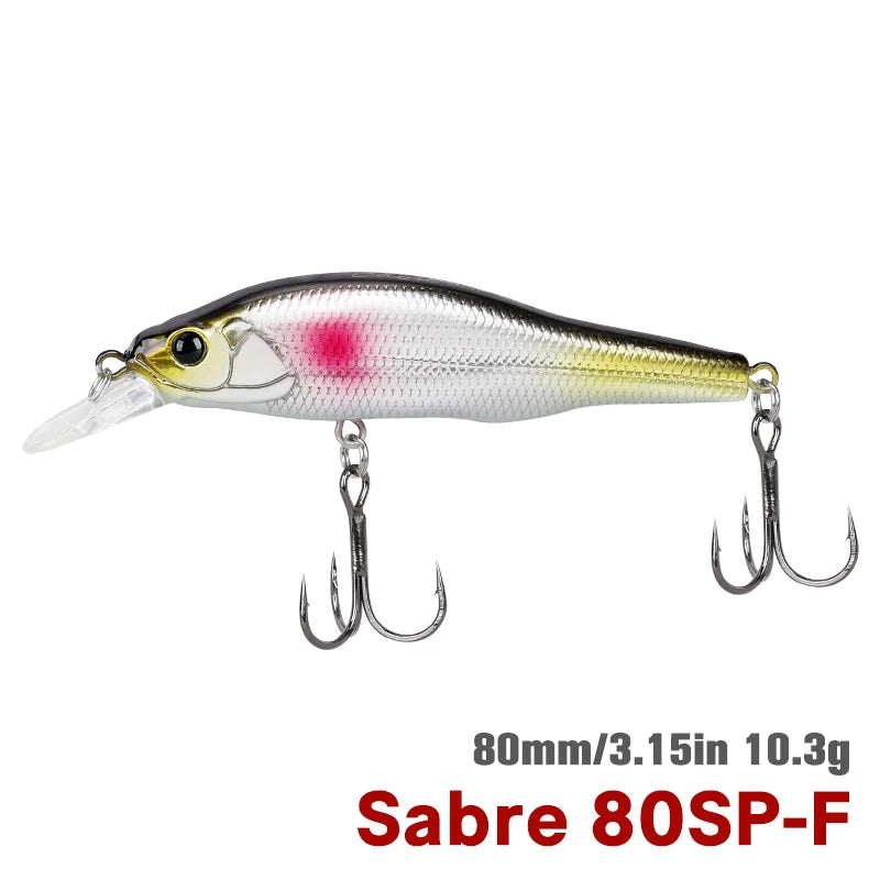 Tsurinoya Sabre 80SP Suspending Jerkbait 80mm Bass Pike Lure