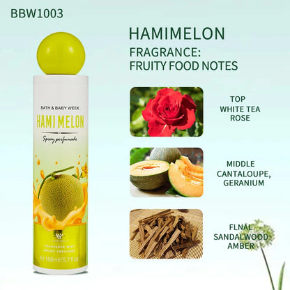 168ML Fruity Floral Perfume Unisex Fresh Scent Strawberry Peach Melon Grape
