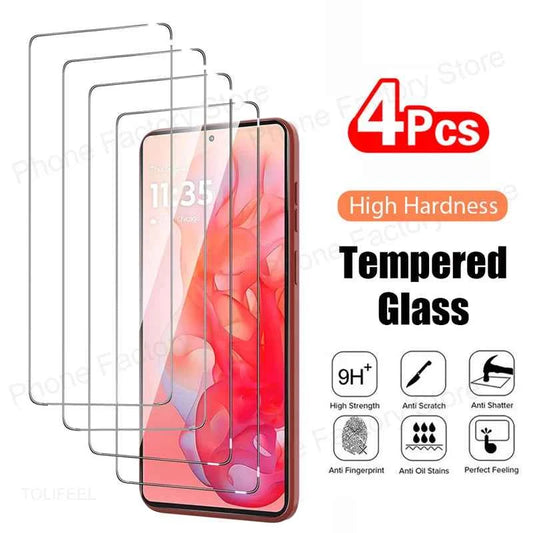 4PCS Tempered Glass For Motorola Moto G Stylus 5G 2025 HD Clear Premium Protective Screen Protector Film Glass