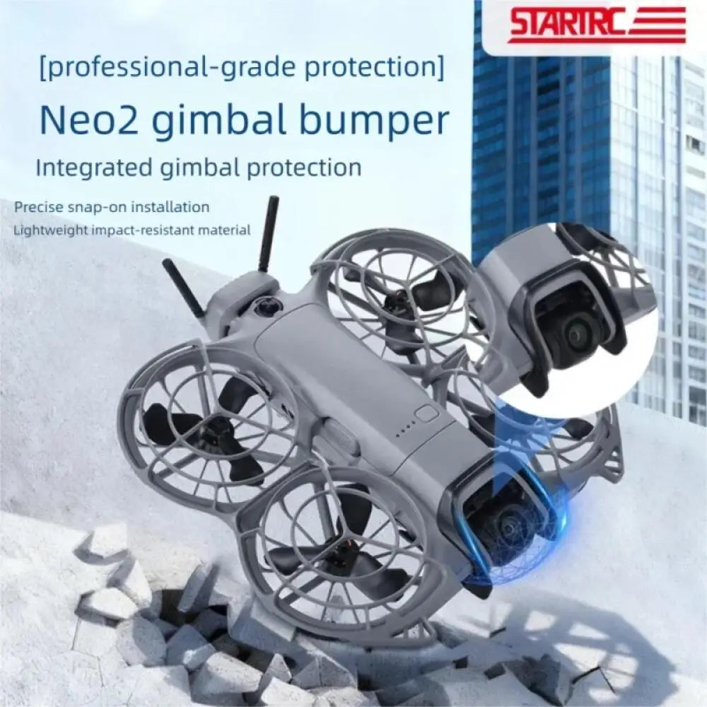 Impact-Resistant Gimbal Bumper for DJI NEO 2 Drone Gimbal Protective Cover Quick-Release Shock-Absorbing Bumper for DJI NEO 2