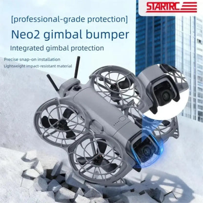 Impact-Resistant Gimbal Bumper for DJI NEO 2 Drone Gimbal Protective Cover Quick-Release Shock-Absorbing Bumper for DJI NEO 2