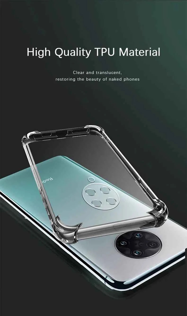 Thickened Airbag Cellphone Case Covers for Xiaomi PocoF2 Poco F2 Pro F2Pro 5G Scratch Resistant Anti Drop Corners Bumper Housing