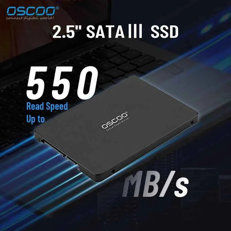 OSCOO 120GB SSD SATA III 2.5 Inch Laptop Internal Solid State Drive