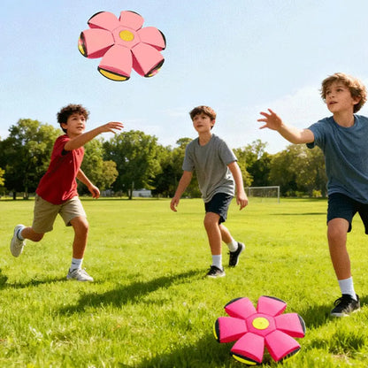 Ufo Stomp Rocket Launcher Magic Flying Saucer Bouncy Stomp Ball Interactive Toys Gift Outdoor Decompression Transformation Sport