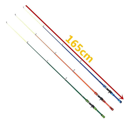 Portable Telescopic Camouflage Children Fishing Rod With Rotating Adjustment