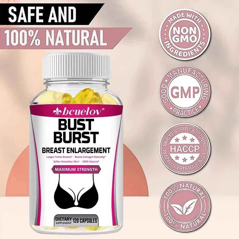 Natural Pueraria 1000 Mg Supplement for Breast Firmness and Elasticity