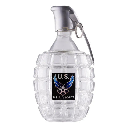 Military Hand Whiskey Bottle Grenade Engraved Liquor Bottle Sealed Whiskey Jar Storage Unique Gift For Men Bar Office Home