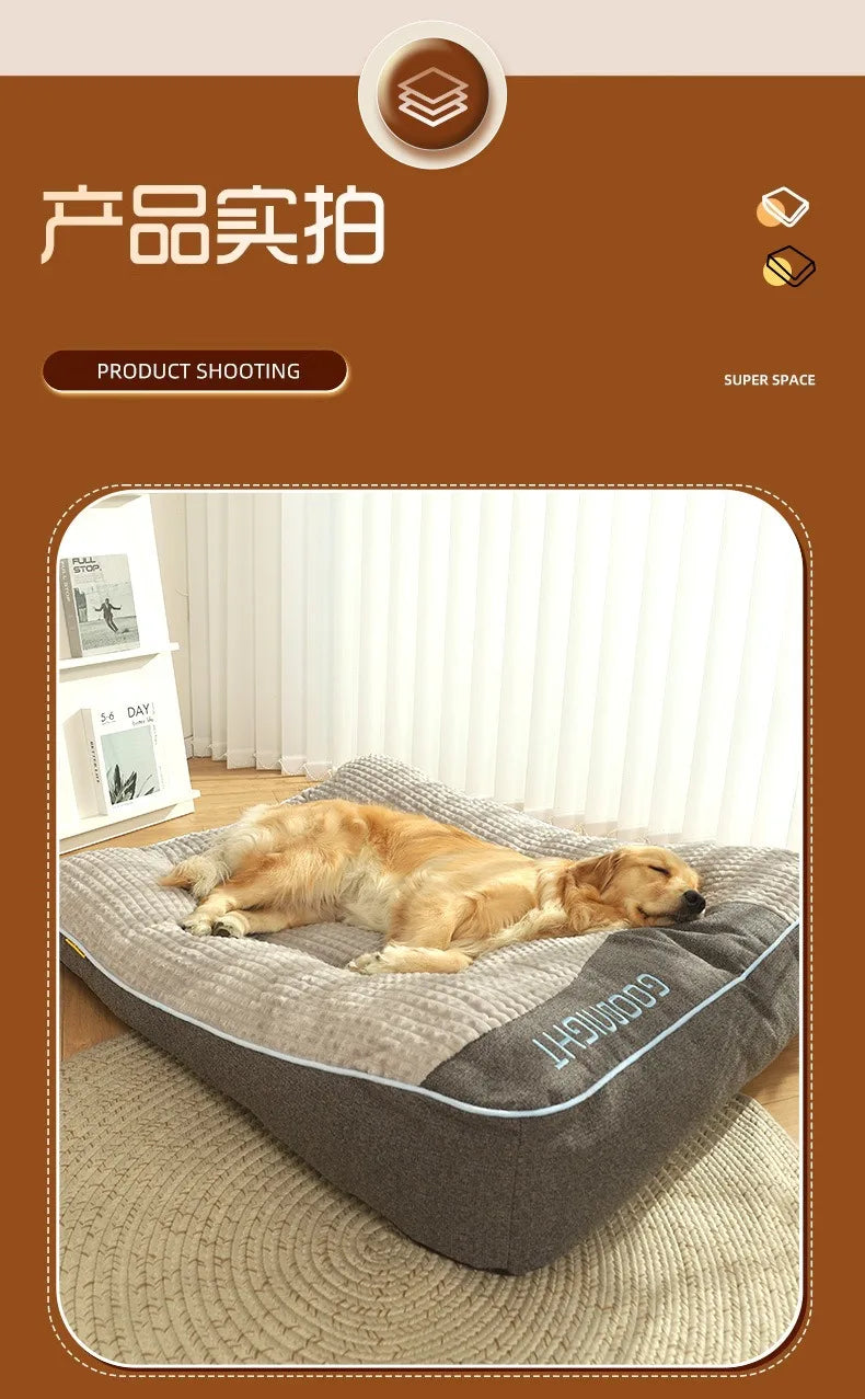 Winter Dogs Cats Bed Mat Large Dog Mat Warm Pet Nest Kennel for Small Medium Large Puppy Kitten Plus Size Sleeping Mattress