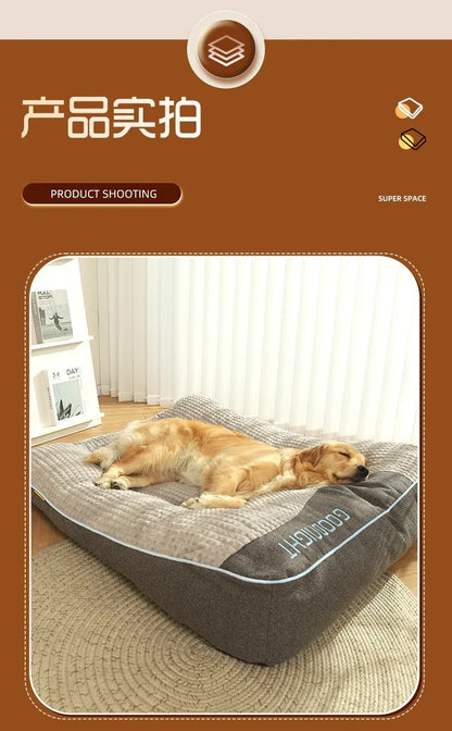 Winter Dogs Cats Bed Mat Large Dog Mat Warm Pet Nest Kennel for Small Medium Large Puppy Kitten Plus Size Sleeping Mattress