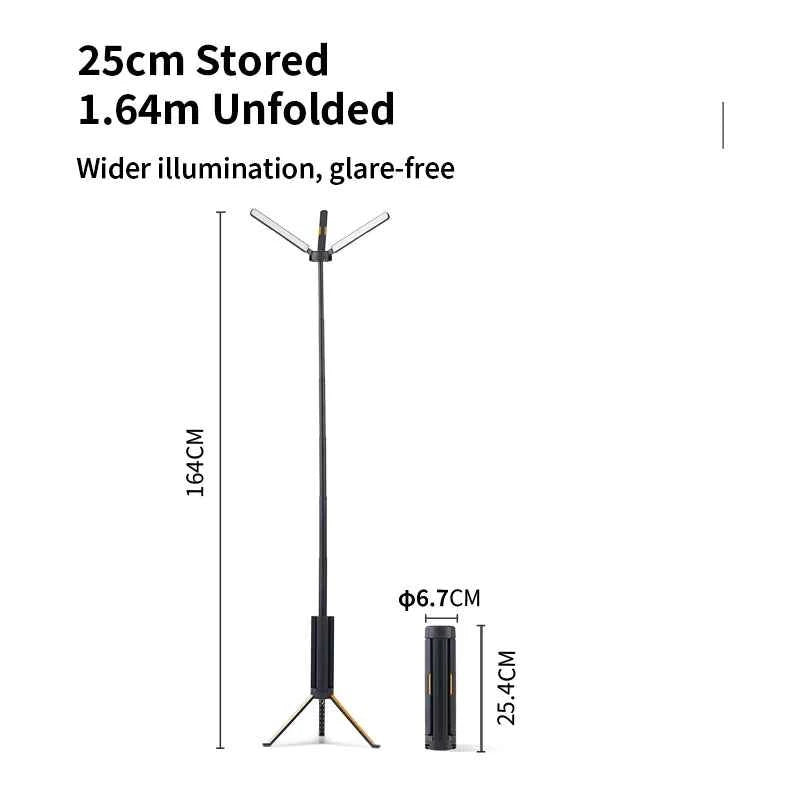 Camping Light Telescopic , Collapsible Outdoor Light, Electric Lantern, 15600mAh , Waterproof Flashlight camping lantern