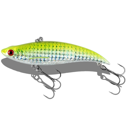 Tsuyoki Ice Fishing Lure 90mm 18g Sinking Vib Lures Wobblers Rattlin Vika 90S