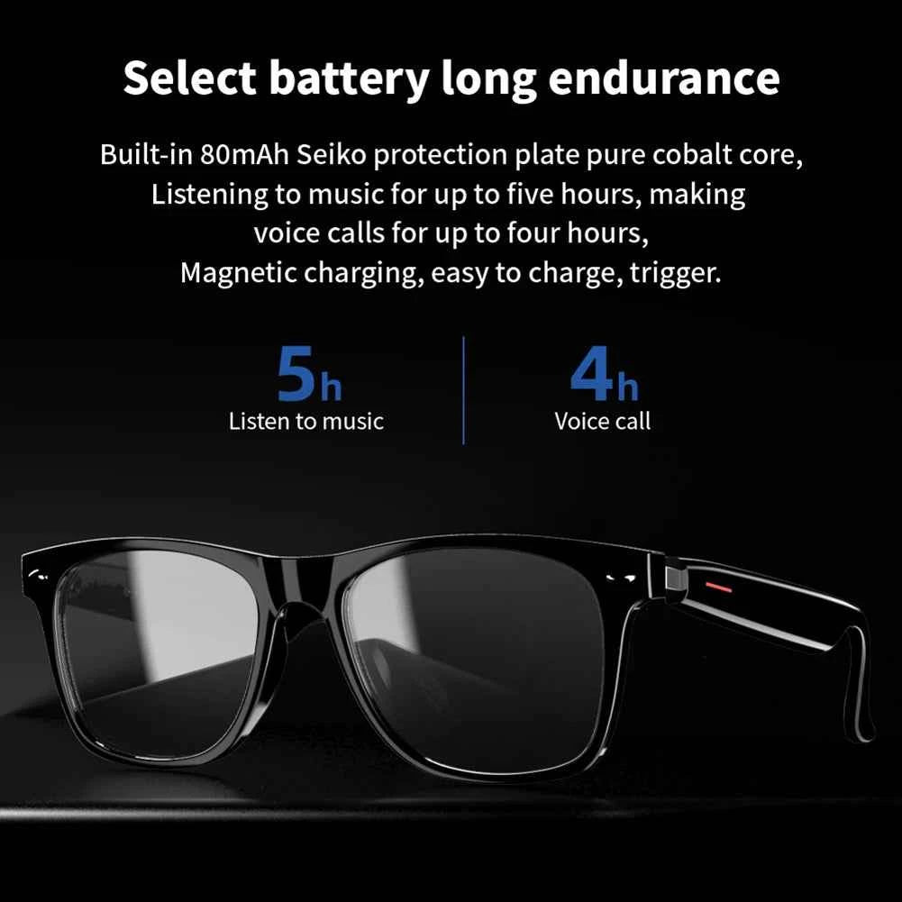 4K Smart Glasses AI With 8MP Camera For Video Recording Translation