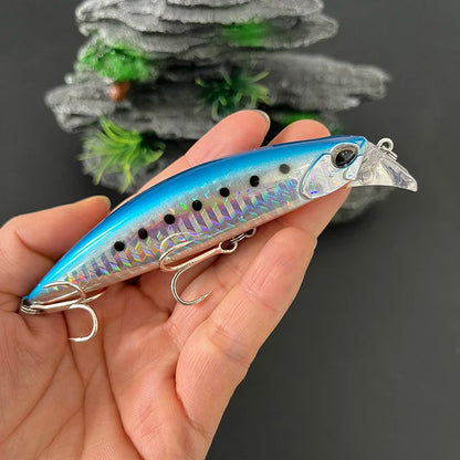 95mm 30g Heavy Sinking Minnow Lures Deepwater Casting Wobbler Seabass Trout