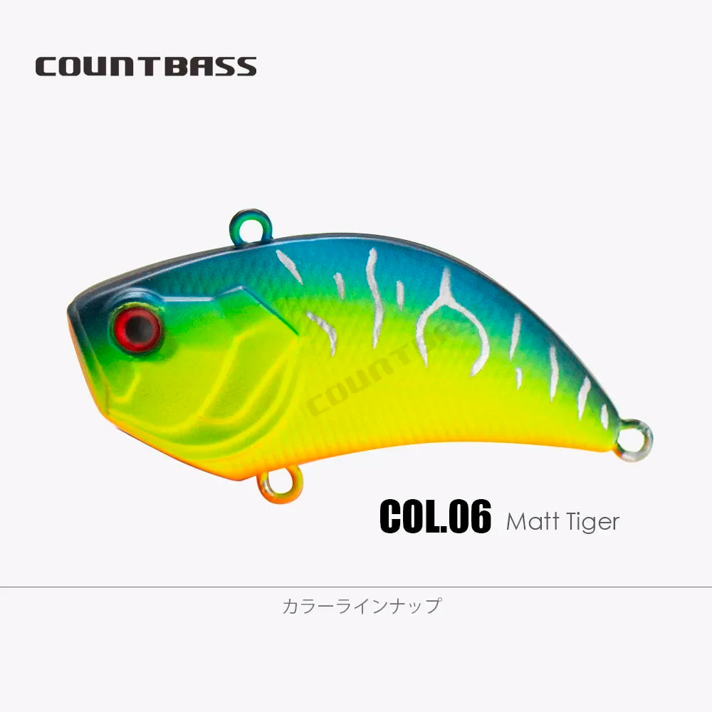 CountBass 55mm 13.5g Lipless Crankbait Vibration Rattling Hard Body Fishing Lure