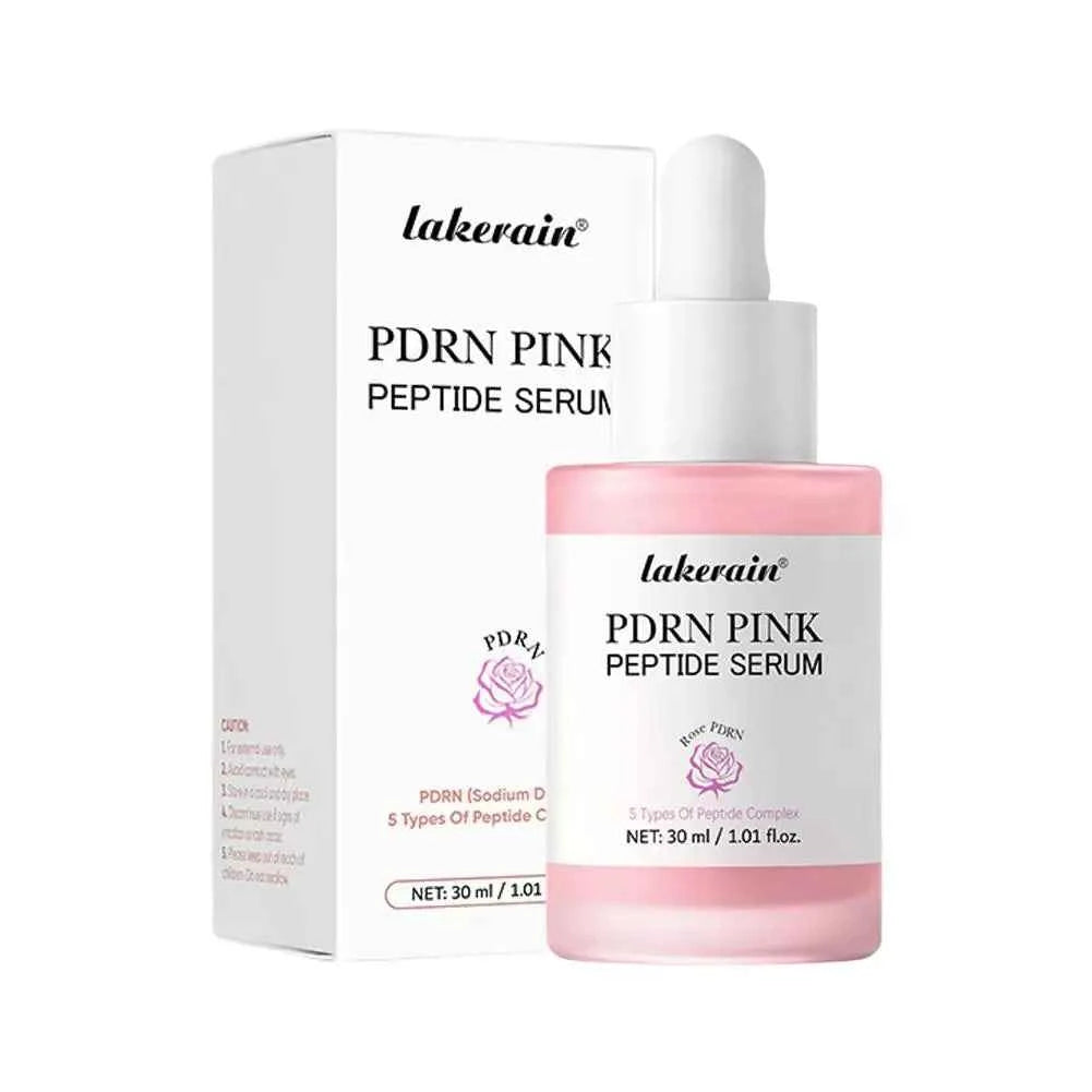 PDRN Pink Peptide Serum, Pink Glow Serum, Peptide Niacinamide Hydrating  Moisturizing Firming,Uneven Skin Tone,Korean Skin Care