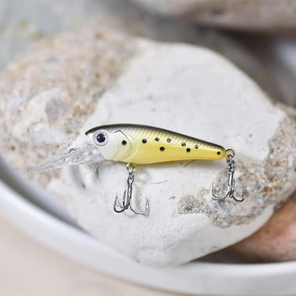 Floating Minnow Lure 40mm 3g Carp Perch Crankbait Wobblers Fishing Tackle