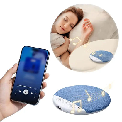 Sleep Aid Pillow Speaker Bluetooth 5.4 Wireless Mini White Noise Speaker Adjustable Timers,Long-Lasting Battery for Deep Sleep