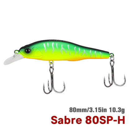 Tsurinoya Sabre 80SP Suspending Jerkbait 80mm Bass Pike Lure