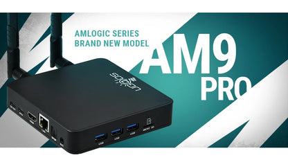 Original Ugoos AM9 Pro Smart TV Box Android 14 Amlogic S905x5-J WiFi6 BT5.3 1000M  HDR Set Top Box Media Player Support AI-SR