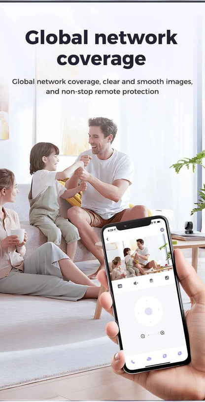 Lenovo Mini Security Camera 1080P WiFi Surveillance Indoor With Motion Detection