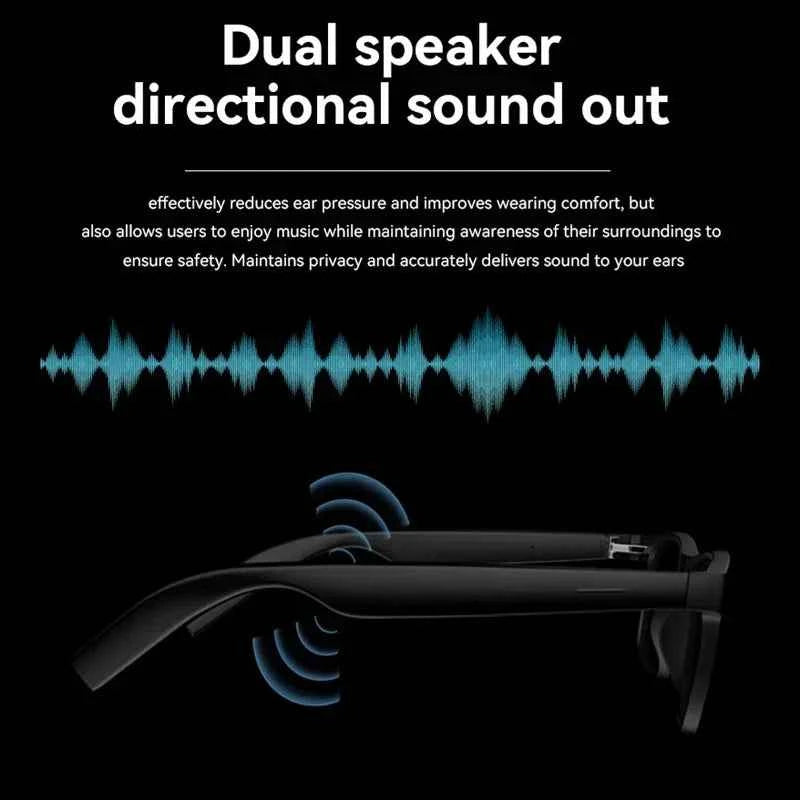 VIVO 4K AI Smart Glasses With Camera Bluetooth Call Voice Assistant Translate