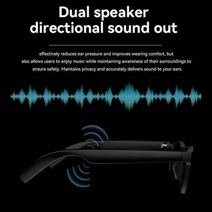 VIVO 4K AI Smart Glasses With Camera Bluetooth Call Voice Assistant Translate