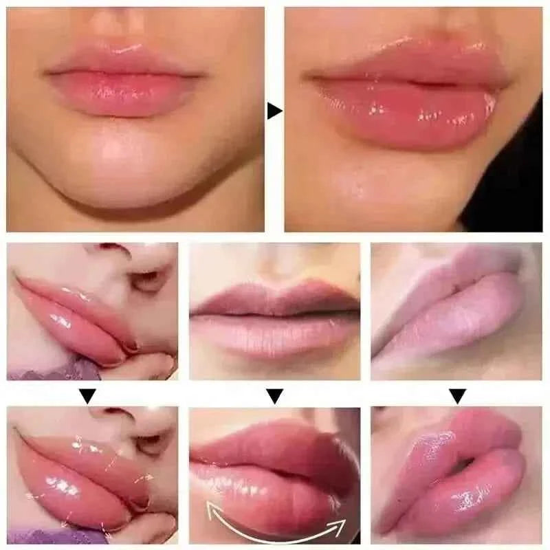 Instant Lip Plumper Oil And Gloss Serum For Volumizing Anti Wrinkle Lip Care