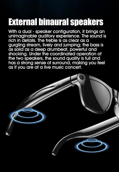 Xiaomi 4K AI Smart Glasses With HD Camera Bluetooth Translate Voice Assistant